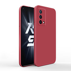 Coque Ultra Fine Silicone Souple 360 Degres Housse Etui pour Oppo K9 5G Rouge