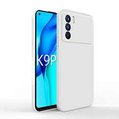 Coque Ultra Fine Silicone Souple 360 Degres Housse Etui pour Oppo K9 Pro 5G Blanc