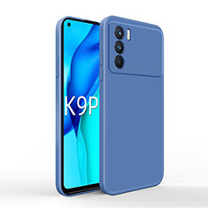 Coque Ultra Fine Silicone Souple 360 Degres Housse Etui pour Oppo K9 Pro 5G Bleu