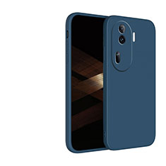 Coque Ultra Fine Silicone Souple 360 Degres Housse Etui pour Oppo Reno11 Pro 5G Bleu