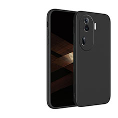 Coque Ultra Fine Silicone Souple 360 Degres Housse Etui pour Oppo Reno11 Pro 5G Noir