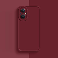 Coque Ultra Fine Silicone Souple 360 Degres Housse Etui pour Oppo Reno7 Lite 5G Rouge