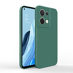 Coque Ultra Fine Silicone Souple 360 Degres Housse Etui pour Oppo Reno8 Pro+ Plus 5G Vert