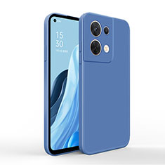 Coque Ultra Fine Silicone Souple 360 Degres Housse Etui pour Oppo Reno9 Pro+ Plus 5G Bleu