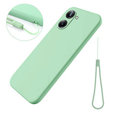 Coque Ultra Fine Silicone Souple 360 Degres Housse Etui pour Realme 10 4G Vert