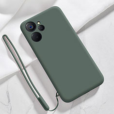 Coque Ultra Fine Silicone Souple 360 Degres Housse Etui pour Realme 10 5G Vert Nuit