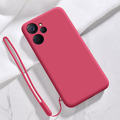 Coque Ultra Fine Silicone Souple 360 Degres Housse Etui pour Realme 10T 5G Rouge