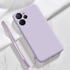 Coque Ultra Fine Silicone Souple 360 Degres Housse Etui pour Realme 10T 5G Violet Clair