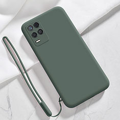 Coque Ultra Fine Silicone Souple 360 Degres Housse Etui pour Realme 9 5G India Vert Nuit