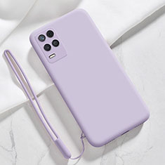 Coque Ultra Fine Silicone Souple 360 Degres Housse Etui pour Realme 9 5G India Violet Clair