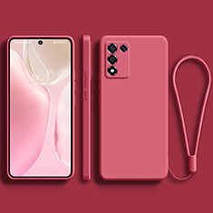 Coque Ultra Fine Silicone Souple 360 Degres Housse Etui pour Realme 9 SE 5G Rose Rouge