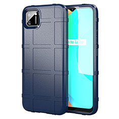 Coque Ultra Fine Silicone Souple 360 Degres Housse Etui pour Realme C11 Bleu