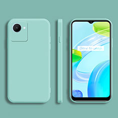 Coque Ultra Fine Silicone Souple 360 Degres Housse Etui pour Realme C30 Cyan