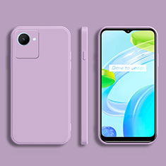 Coque Ultra Fine Silicone Souple 360 Degres Housse Etui pour Realme C30 Violet Clair