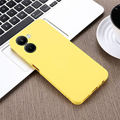 Coque Ultra Fine Silicone Souple 360 Degres Housse Etui pour Realme C33 Jaune