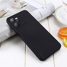 Coque Ultra Fine Silicone Souple 360 Degres Housse Etui pour Realme C35 Noir