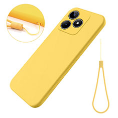 Coque Ultra Fine Silicone Souple 360 Degres Housse Etui pour Realme C67 Jaune