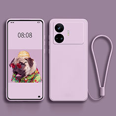 Coque Ultra Fine Silicone Souple 360 Degres Housse Etui pour Realme GT Neo5 SE 5G Violet Clair