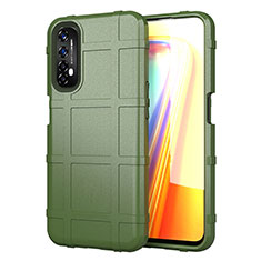 Coque Ultra Fine Silicone Souple 360 Degres Housse Etui pour Realme Narzo 30 4G Vert Armee