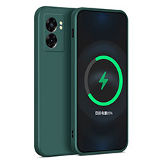 Coque Ultra Fine Silicone Souple 360 Degres Housse Etui pour Realme Narzo 50 5G Vert Nuit