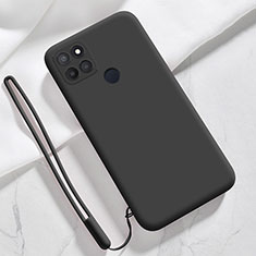 Coque Ultra Fine Silicone Souple 360 Degres Housse Etui pour Realme Narzo 50A Noir