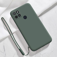 Coque Ultra Fine Silicone Souple 360 Degres Housse Etui pour Realme Narzo 50A Vert Nuit