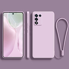 Coque Ultra Fine Silicone Souple 360 Degres Housse Etui pour Realme Q3s 5G Violet Clair