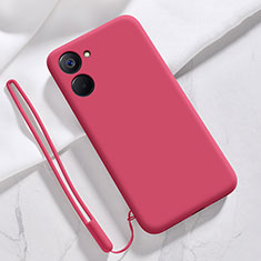 Coque Ultra Fine Silicone Souple 360 Degres Housse Etui pour Realme Q5x 5G Rouge