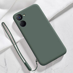 Coque Ultra Fine Silicone Souple 360 Degres Housse Etui pour Realme V20 5G Vert Nuit