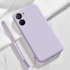 Coque Ultra Fine Silicone Souple 360 Degres Housse Etui pour Realme V20 5G Violet Clair