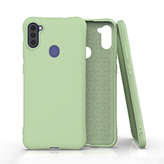 Coque Ultra Fine Silicone Souple 360 Degres Housse Etui pour Samsung Galaxy A11 Pastel Vert