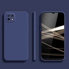 Coque Ultra Fine Silicone Souple 360 Degres Housse Etui pour Samsung Galaxy A22s 5G Bleu