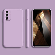 Coque Ultra Fine Silicone Souple 360 Degres Housse Etui pour Samsung Galaxy A24 4G Violet Clair