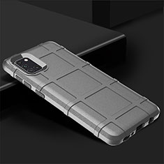 Coque Ultra Fine Silicone Souple 360 Degres Housse Etui pour Samsung Galaxy A31 Argent