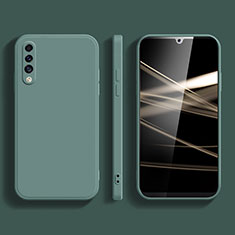 Coque Ultra Fine Silicone Souple 360 Degres Housse Etui pour Samsung Galaxy A50S Vert Nuit