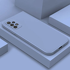 Coque Ultra Fine Silicone Souple 360 Degres Housse Etui pour Samsung Galaxy A52 4G Gris Lavende