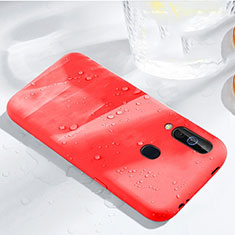 Coque Ultra Fine Silicone Souple 360 Degres Housse Etui pour Samsung Galaxy A60 Rouge