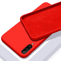 Coque Ultra Fine Silicone Souple 360 Degres Housse Etui pour Samsung Galaxy A70S Rouge