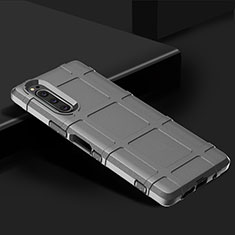 Coque Ultra Fine Silicone Souple 360 Degres Housse Etui pour Sony Xperia 5 Argent