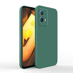 Coque Ultra Fine Silicone Souple 360 Degres Housse Etui pour Vivo iQOO U5 5G Vert Nuit