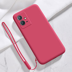 Coque Ultra Fine Silicone Souple 360 Degres Housse Etui pour Vivo iQOO Z6 5G Rouge