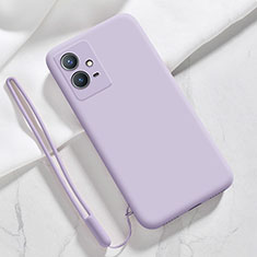 Coque Ultra Fine Silicone Souple 360 Degres Housse Etui pour Vivo iQOO Z6 5G Violet Clair