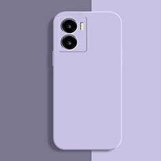 Coque Ultra Fine Silicone Souple 360 Degres Housse Etui pour Vivo iQOO Z7 5G Violet Clair