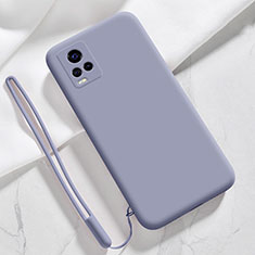 Coque Ultra Fine Silicone Souple 360 Degres Housse Etui pour Vivo V20 Pro 5G Gris Lavende