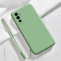 Coque Ultra Fine Silicone Souple 360 Degres Housse Etui pour Vivo V23e 5G Vert