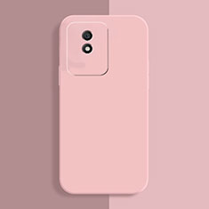 Coque Ultra Fine Silicone Souple 360 Degres Housse Etui pour Vivo Y02 Rose