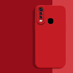 Coque Ultra Fine Silicone Souple 360 Degres Housse Etui pour Vivo Y17 Rouge