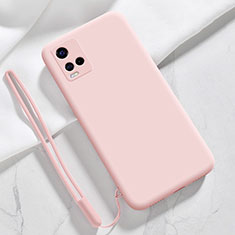 Coque Ultra Fine Silicone Souple 360 Degres Housse Etui pour Vivo Y21a Rose