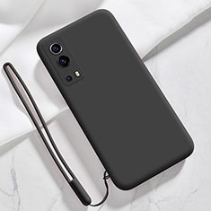 Coque Ultra Fine Silicone Souple 360 Degres Housse Etui pour Vivo Y52 5G Noir