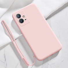 Coque Ultra Fine Silicone Souple 360 Degres Housse Etui pour Vivo Y52t 5G Rose